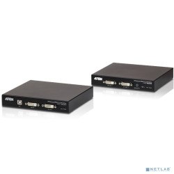 ATEN USB, DVI, КВМ-удлинитель c поддержкой Dual View и HDBaseT™ 2.0 (1920 x 1200  100 м)