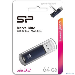 Silicon Power 64Gb Marvel M02, USB 3.0, Синий (SP064GBUF3M02V1B)