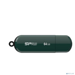 Silicon Powe 64Gbr LuxMini 320, USB 2.0, Зеленый [SP064GBUF2320V1N]