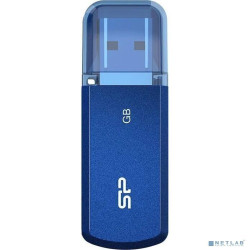 Флеш накопитель 128Gb Silicon Power Helios 202, USB 3.2, Голубой