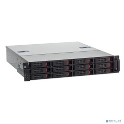 Exegate EX281294RUS Серверный корпус ExeGate Pro 2U550-HS12 <RM 19", высота 2U, глубина 550, БП 1U-500ADS,12xHotSwap, USB>