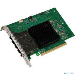 Intel 540-BDDQ Сетевая карта Intel Ethernet E810-DA4 QP 25GbE SFP28 ServerAdp PCIe Network Interface Card FH,CusKit
