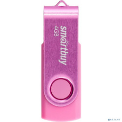Smartbuy USB Drive 4GB Twist Pink (SB004GB2TWP)