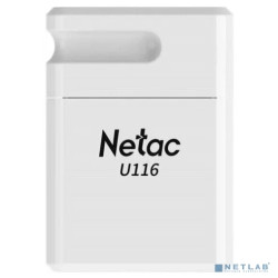 Netac USB Drive 128GB  U116 128Gb <NT03U116N-128G-30WH>, USB3.0, миниатюрная пластиковая белая