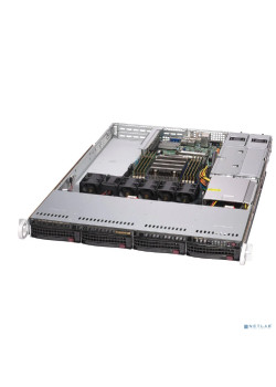 Supermicro AS -1014S-WTRT Корпус компьютерный 1U Single AMD EPYC™ 7002 Series Processor/8 DIMMs up to 2TB/2 PCI-E 4.0 x16/4 Hot-swap 3.5" SATA3/2x 10GBase-T LAN/2x 10GBase-T LAN