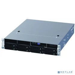 Ablecom CS-R25-07P 2U rackmount, ATX, Micro-ATX and Mini-ITX mb, 8x3.5''+1/2 trays, single 550W CRPS PSU /  21"" depth chassis (power cord not included)
