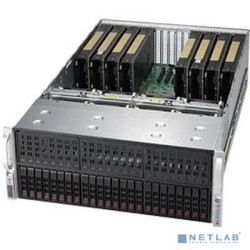 Supermicro SYS-4029GP-TRT3 Корпус компьютерный SuperServer 4U X11DPG-OT-CPU Dual Socket P LGA 3647/up to 6TB/11 PCI-E 3.0 x16/1 PCI-E 3.0 x8/Up to 24 Hot-swap 2.5"/2x 10GBase-T/2000W (2+2) Redundant