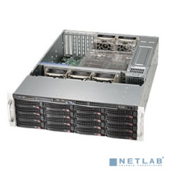 Supermicro CSE-836BE1C-R1K23B Корпус компьютерный Black 3U SC836 CSE W/Single SAS3 Expander Redund. 1.2KW