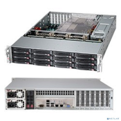 Supermicro CSE-826BE1C-R920LPB SuperChassis 2U 826BE1C-R920LPB/ noHDD(12)LFF/noHDD(2)SFF/ 7xLP/ 2x920W Platinum(13.68"x13",12"x13" with rear 2.5" HDD)E-ATX/ Expander Backplane