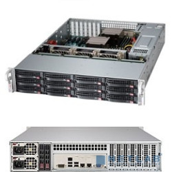 Supermicro CSE-826BE1C4-R1K23LPB Корпус компьютерный Black 2U SC826B LP Chassis w/ 1 SAS3 Redundant 1200W PWS [CSE-826BE1C4-R1K23LPB]