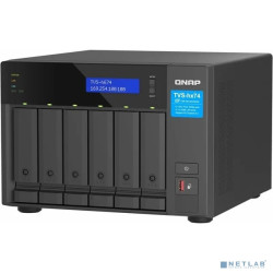 QNAP TVS-H674-I5-32G 6 BAY High-Speed Desktop NAS with 12th Gen Intel Core CPU, 32GB up to 64GB DDR4 RAM, 2.5 GbE Networking and PCIe Gen 4 expandability (Diskless)