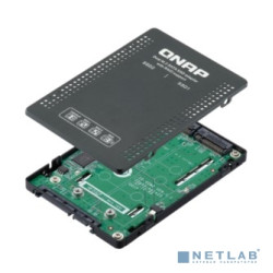 QNAP QDA-A2MAR Адаптер для накопителей, 2,5". 2 слота M.2 2280 SATA SSD. Скорость передачи 6 Гбит/c.