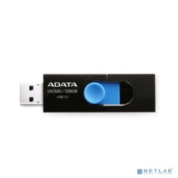 A-DATA Flash Drive 128GB <AUV320-128G-RBKBL> UV320, USB 3.2, черный/голубой