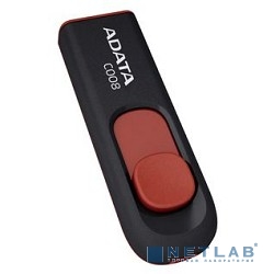 A-DATA Flash Drive 32Gb С008 AC008-32G-RKD {USB2.0, Black-Red}