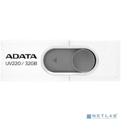 A-DATA Flash Drive 32GB UV220 USB2.0, белый и серый [auv220-32g-rwhgy]