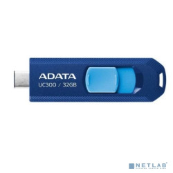 A-DATA Flash Drive 32GB  <ACHO-UC300-32G-RNB/BU> UC300, USB 3.2/TypeC, синий/голубой