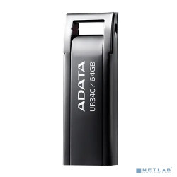 A-DATA Flash Drive 64GB UR340 USB3.2 черный [AROY-UR340-64GBK]