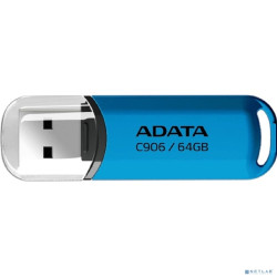 Флеш Диск A-DATA 64GB <AC906-64G-RWB> Classic C906, USB 2.0, Синяя