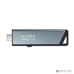 A-DATA Flash Drive 1TB <AELI-UE800-1T-CSG> Elite UE800, USB 3.2/TypeC, Серый, металлич.1000/1000 Mb/s