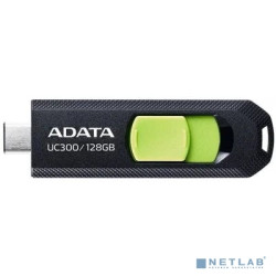 A-DATA Flash Drive 128GB (Type-C) A-Data UC300 USB3.2, черный и зеленый [acho-uc300-128g-rbk/gn]
