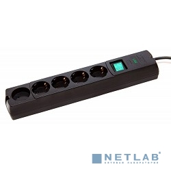 MOST Сетевой фильтр LRG 3м (5 розеток), черный {677072}