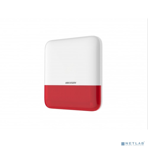 AX PRO SirenOut Red (DS-PS1-E-WE Red) Беспроводной уличный звуковой оповещатель, красный индикатор