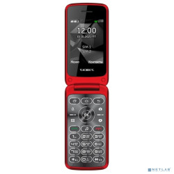 TEXET TM-408 мобильный телефон цвет красный