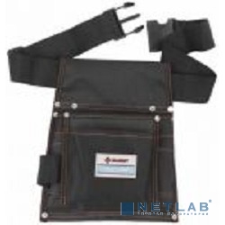 Сумка на поясе ЗУБР "КРОНА" для инструментов, нейлоновая, 10 карманов [38650]