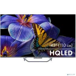 43" Телевизор HAIER Smart TV S4, QLED, 4K Ultra HD, серый, СМАРТ ТВ, Android TV [DH1U8PD05RU]