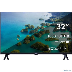 32" Телевизор HAIER Smart TV S2, FULL HD, черный, СМАРТ ТВ, Android TV [DH1U67D04RU]