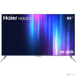 85" Телевизор HAIER Smart TV S8, QLED, 4K Ultra HD, серебристый, СМАРТ ТВ, Android TV