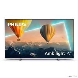 Philips 43PUS8057/60, 4K Ultra HD, серебристый, СМАРТ ТВ, Android