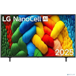 LG 50" 50NANO81A6A.ARUG черный {Ultra HD 60Hz DVB-T DVB-T2 DVB-C DVB-S DVB-S2 USB WiFi Smart TV}