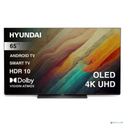 Hyundai 65" H-LED65OBU7700 Android TV Frameless черный/черный 4K Ultra HD 120Hz DVB-T DVB-T2 DVB-C DVB-S DVB-S2 USB WiFi Smart TV