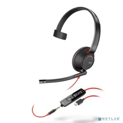 Plantronics 207587-201 Проводная гарнитура BlackWire C5210 USB-C, WW