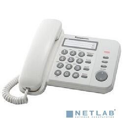 Panasonic KX-TS2352RUW (белый) {индикатор вызова,порт для доп. телеф. оборуд.,4 уровня громкости звонка}