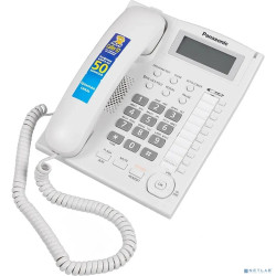 Panasonic KX-TS2388RUW (белый) {индикатор вызова,повторный набор последнего номера,4 уровня громкости звонка}