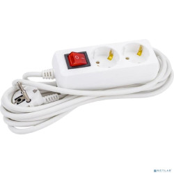 Iek WYP10-16-02-05-ZK-N Удлинитель У02К-выкл. 2 места 2Р+РЕ/5 метров 3х1мм2 16А/250 IEK