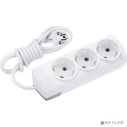 Rexant 13-4101 Удлинитель PREMIUM 3 гнезда, 3м, 3х1,5мм?, с/з, белый