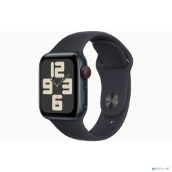 Apple Watch SE GPS + Cellular 40mm Midnight Aluminium Case with Midnight Sport Band - S/M [MRG83ZA/A]