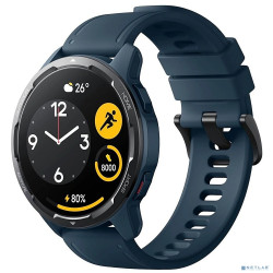 Смарт-часы Xiaomi Watch S1 Active GL,  46мм,  1.43",  синий / синий [bhr5467gl]