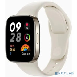 Смарт-часы Xiaomi Redmi Watch 3,  1.75",  бежевый / бежевый [bhr6854gl]