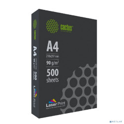 Бумага Cactus CS-LPA490500 A4/90г/м2/500л./белый для лазерной печати