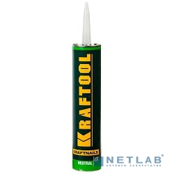 Клей монтажный KRAFTOOL KraftNails Premium KN-604,  для молдингов, панелей и керамики, без растворителей, 310мл [41349_z01]