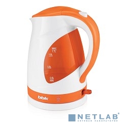 BBK EK1700P (W/O) Чайник,1.7л, 2200Вт, белый/оранжевый