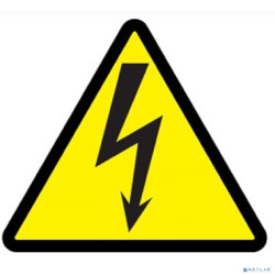 Iek YPC30-MOLNI-4-096 Самоклеящаяся этикетка: 100х100х100, символ "Молния"