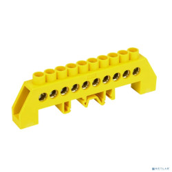 Iek YNN10-812-10DP-K05 Шина PE "земля" в комб DIN-изол"Стойка" ШНИ-8х12-10-КС-Ж ИЭК