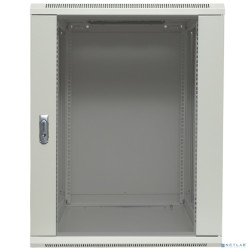 EKF TRP-WLL-1266-40G Шкаф настенный 19" TERACOM PRO 12U 600х600 мм дверь стеклянная с замком-ручкой серый