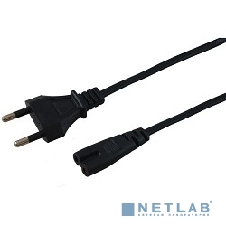 REXANT (11-1108) Кабель питания для ноутбуков,игровых консолей и др. разъем типа С8. 5 м 2x0.75мм2 пакет