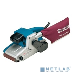 Makita 9404 Ленточная шлифовальная машина [9404] {1010Вт,100х610мм,210-440м\м,4.7кг,кор,п\сборник}